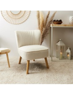 ERIKA - Fauteuil à bouclettes