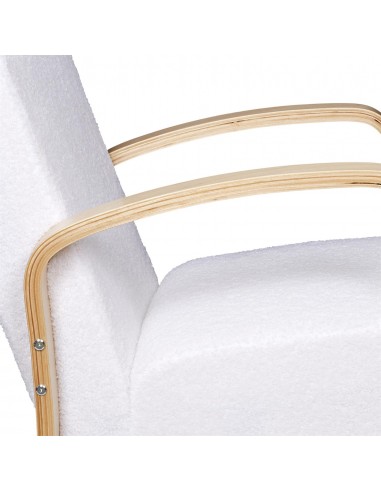 HELLA - Fauteuil à bouclettes avec...