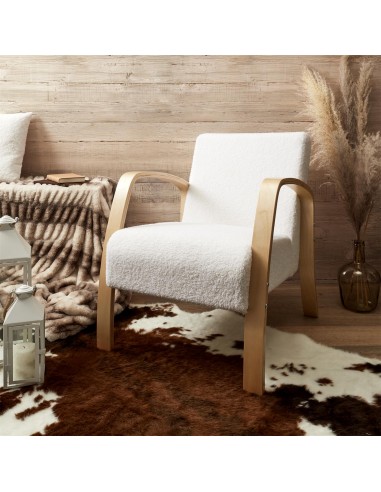 HELLA - Fauteuil à bouclettes avec...