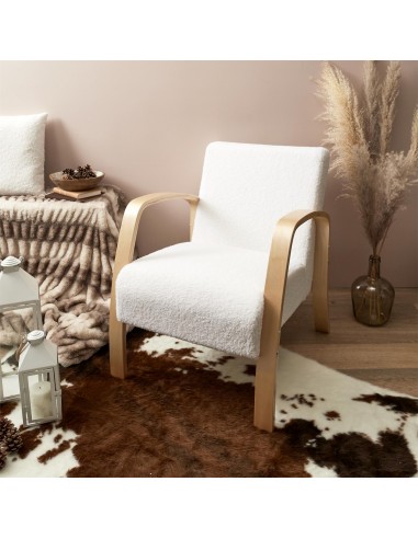 HELLA - Fauteuil à bouclettes avec...