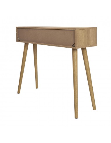BAIA - Console 2 tiroirs en bois et...