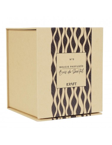 Coffret bougie grand format - Bois de...