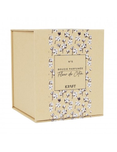Coffret bougie grand format - Fleur...