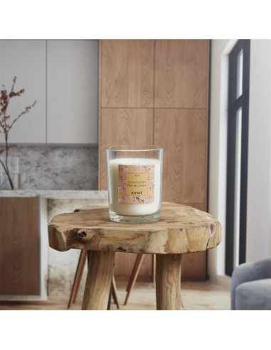 Coffret bougie grand format - Fleur...