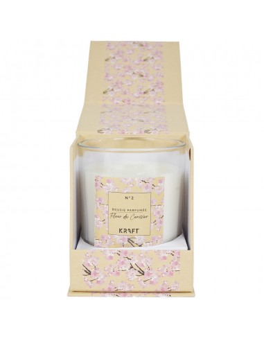 Coffret bougie grand format - Fleur...