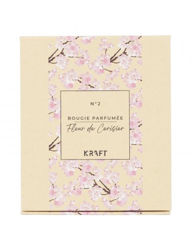 Coffret bougie grand format - Fleur...
