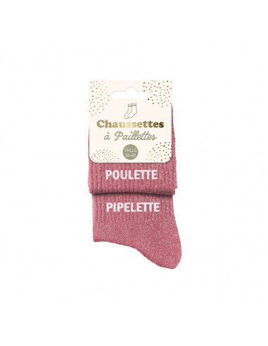 Chaussettes paillettes poulette...