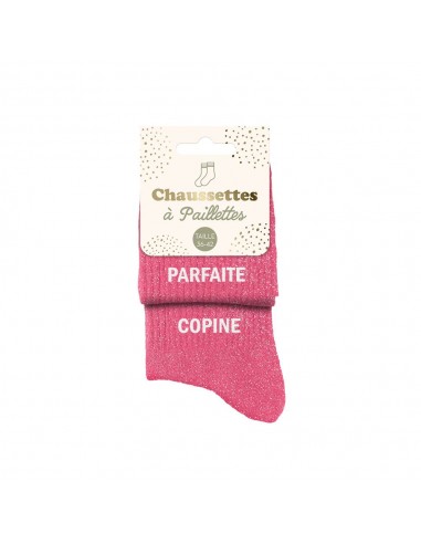 Chaussettes paillettes parfaite copine