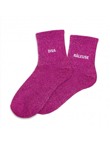 Chaussettes paillettes diva râleuse