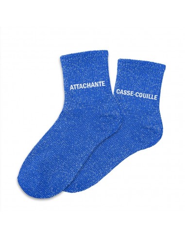 Chaussettes paillettes attachante...