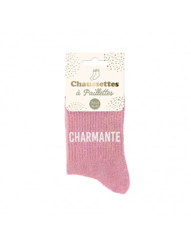 Chaussettes paillettes charmante