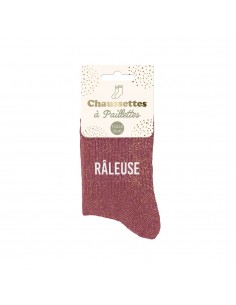 Chaussettes paillettes râleuse 2