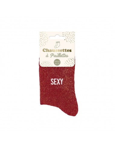 Chaussettes paillettes sexy