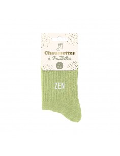 Chaussettes paillettes zen 2