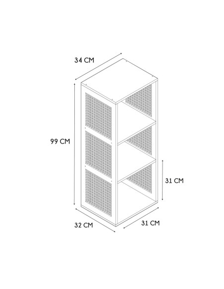 BAIA - Rangement modulable 3 cases