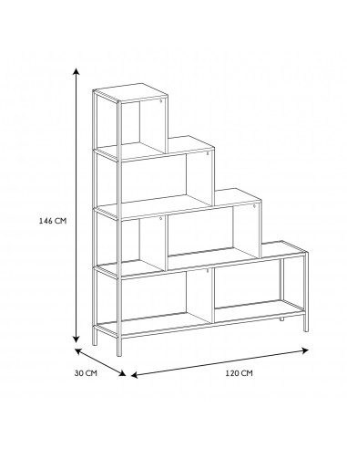 EDISON - Etagère escalier