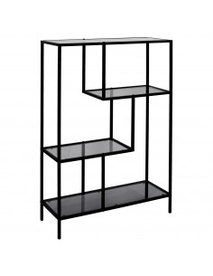 EDISON - Etagère verre fumé