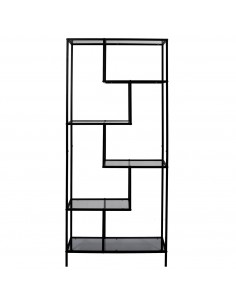 EDISON - Etagère verre fumé