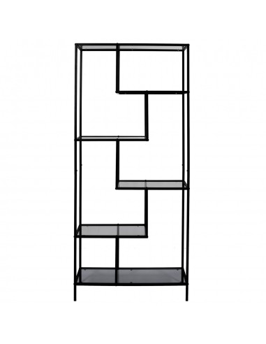 EDISON - Etagère verre fumé