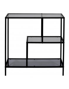 EDISON - Etagère verre fumé 2