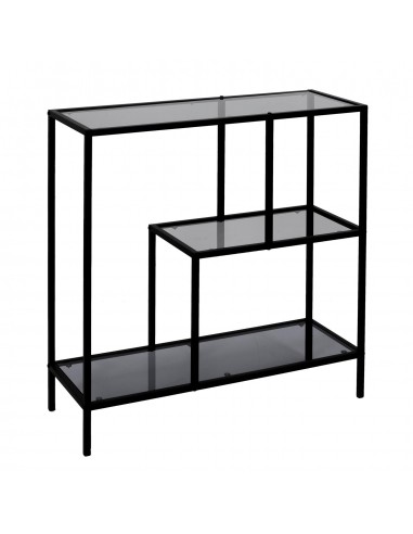 EDISON - Etagère verre fumé