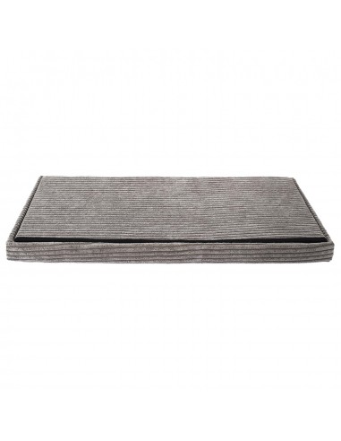 SCOTT - Coffre banc pliable côtelé taupe