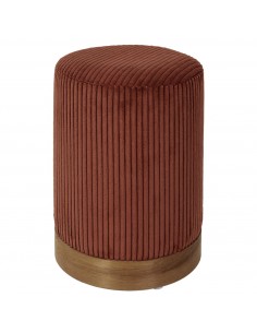 SCOTT - Pouf velours côtelé...