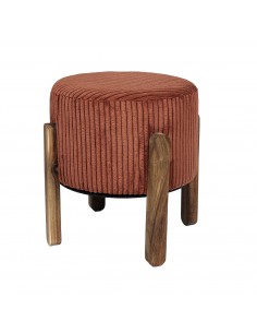 SCOTT - Tabouret velours...