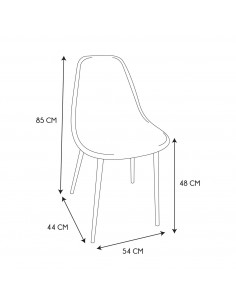JULIA - Chaise en velours... 2