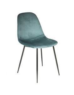 JULIA - Chaise en velours...