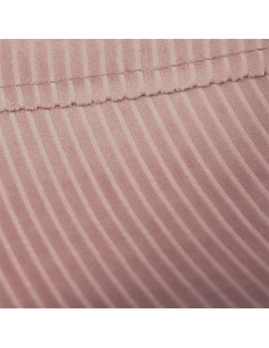 JULIA - Chaise en velours côtelé rose