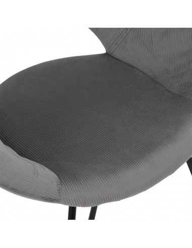 JULIA - Fauteuil rond velours côtelé...