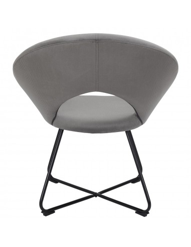 JULIA - Fauteuil rond velours côtelé...