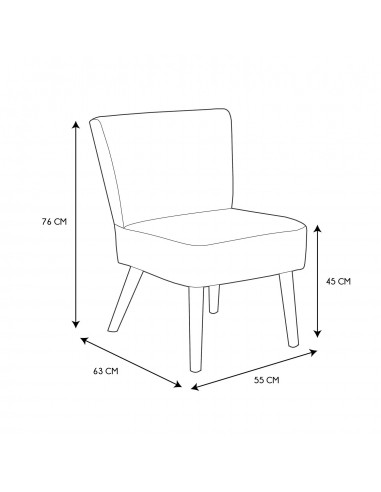 JULIA - Fauteuil crapaud en velours...