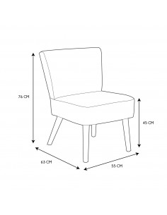 JULIA - Fauteuil crapaud en... 2
