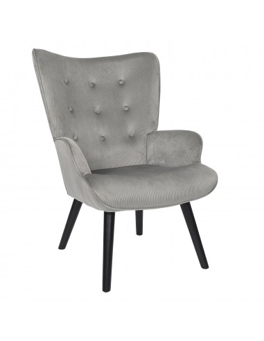 JULIA - Fauteuil de salon en velours...