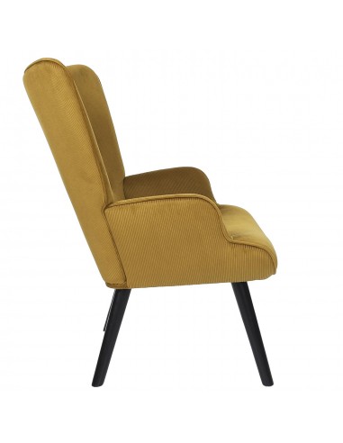 JULIA - Fauteuil de salon en velours...