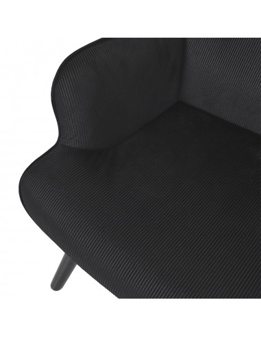 JULIA - Fauteuil de salon en velours...