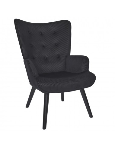 JULIA - Fauteuil de salon en velours...