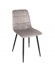 MATEO - Chaise en velours...