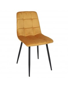 MATEO - Chaise en velours...