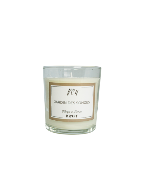 Bougie cire végétale 240g - N°4 - Jardin des Songes