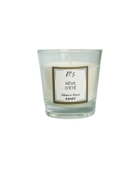 Bougie cire végétale 60g - N°5 - Rêve d'été