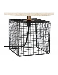 Lampe Gaia noir et beige 2