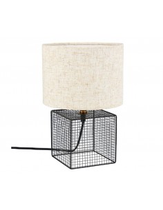 Lampe Gaia noir et beige