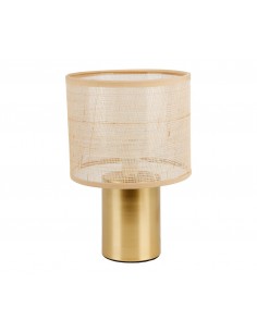 Lampe Hora dorée et beige