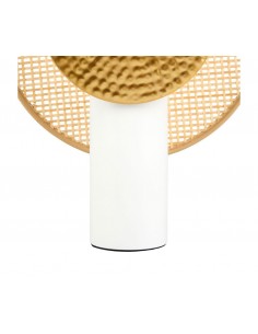 Lampe Olympia dorée et beige 2