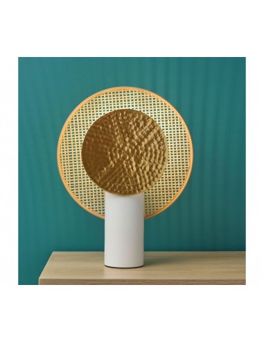 Lampe Olympia dorée et beige