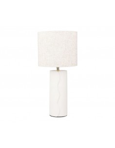 Lampe Isore blanche et beige