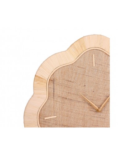 HORTENSIA - Horloge en rotin